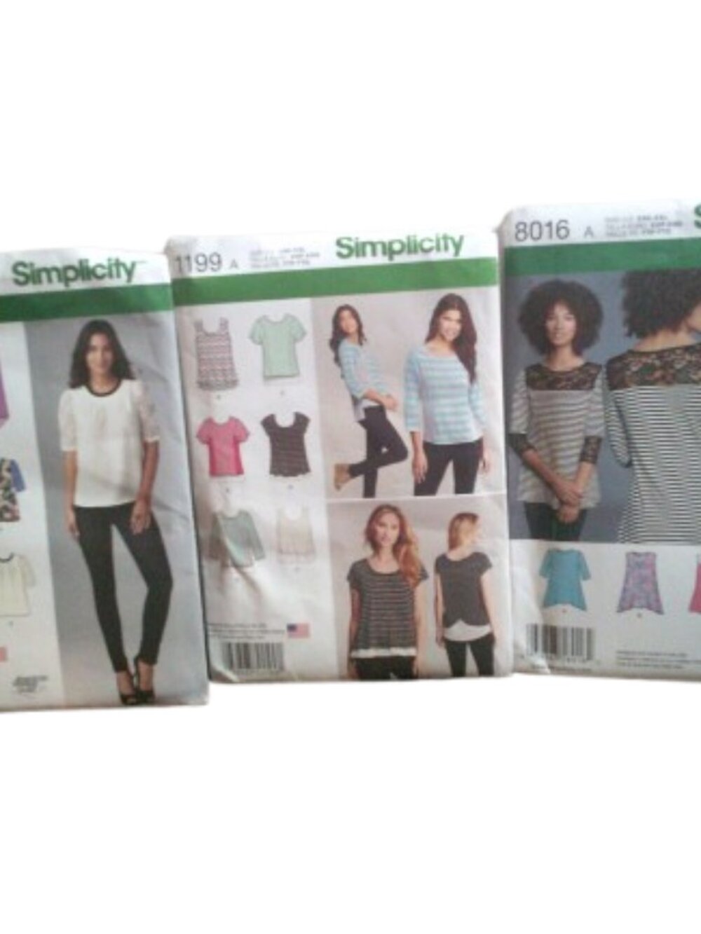 Simplicity Lot of 3 Contemporary Original Women's Sewing Patterns PLUS SIZES
